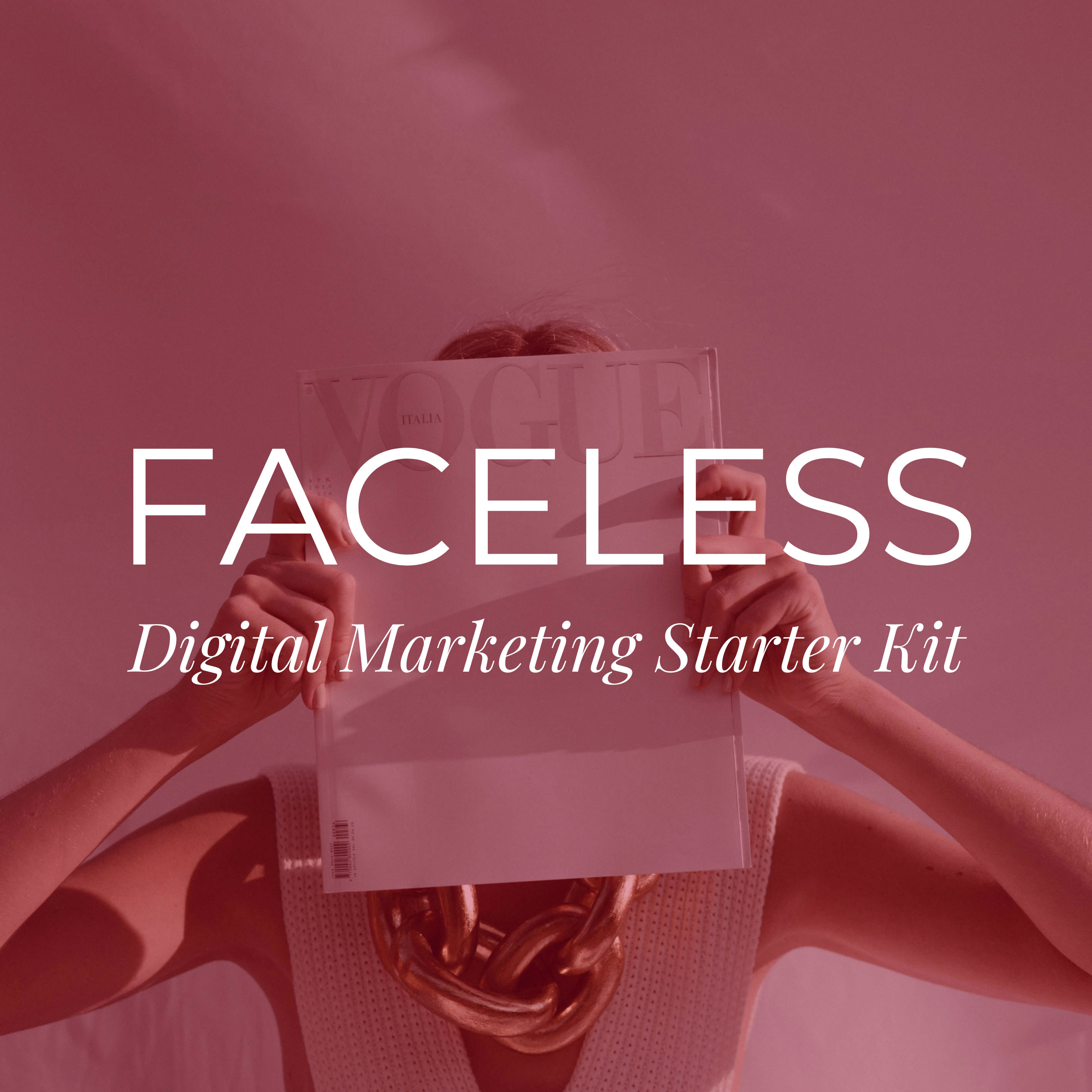 4 Week Faceless Marketing Plan